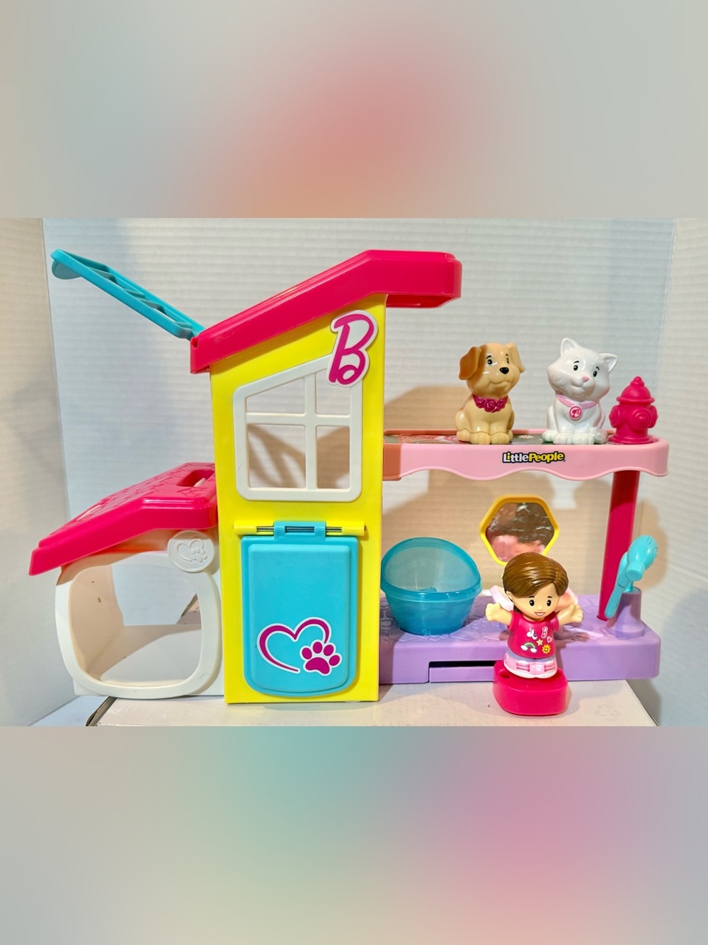 FP Little People Barbie Play & Care Pet Spa Playset w/Sounds ⭐️EUC⭐️ TESTED - Picture 4 of 14